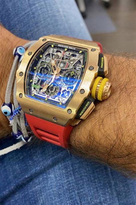 stolen richard mille watch